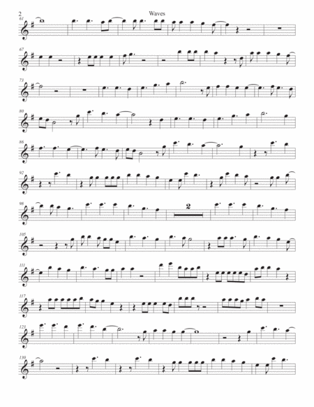 Waves Soprano Sax Page 2