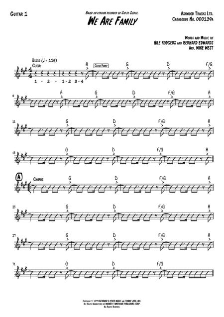 We Are Family Guitar 1 Page 2