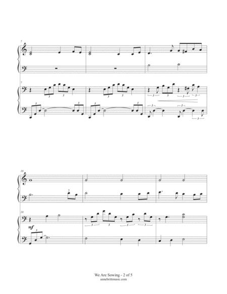 We Are Sowing Student Teacher Piano Duet Page 2