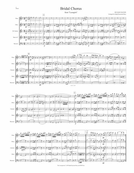 Wedding Classics For Woodwind Quintet Page 2