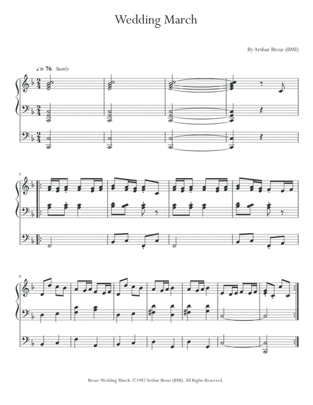 Wedding March Organ Solo Page 2