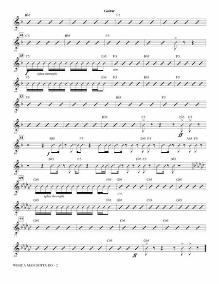 What A Man Gotta Do Arr Mark Brymer Guitar Page 2