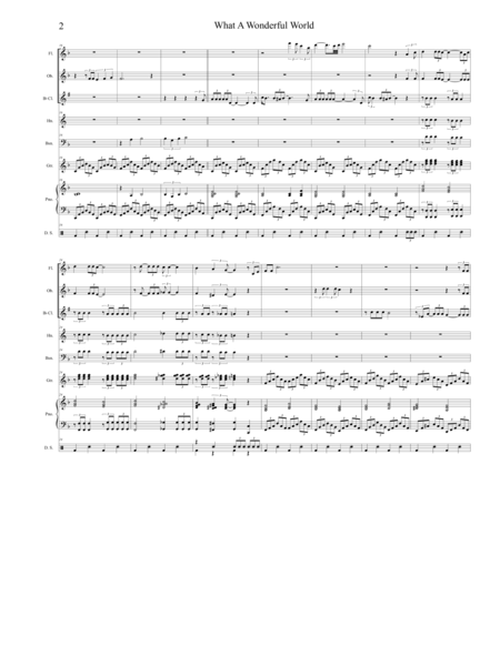 What A Wonderful World For Woodwind Quintet Page 2