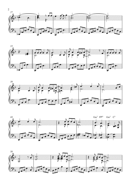 What A Wonderful World Solo Piano Page 2