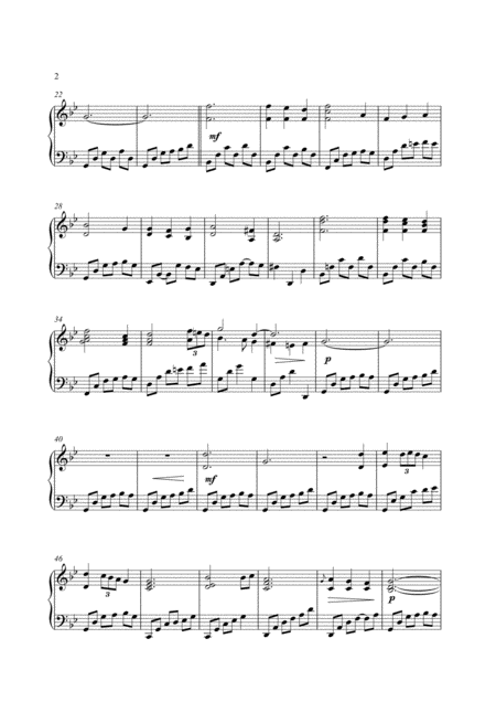 What Child Is This Christmas Piano Solo Page 2
