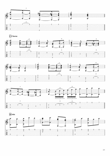What Child Is This Greensleeves For Solo Fingerstyle Guitar Page 2