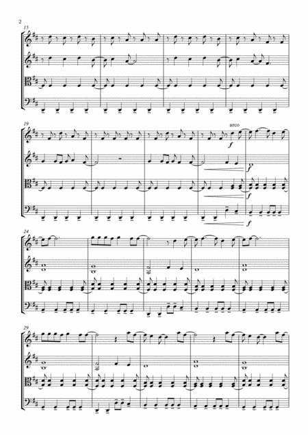 What I Wouldnt Do String Quartet Page 2