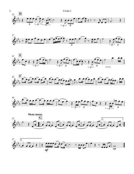 When We Were Young String Quartet Page 2