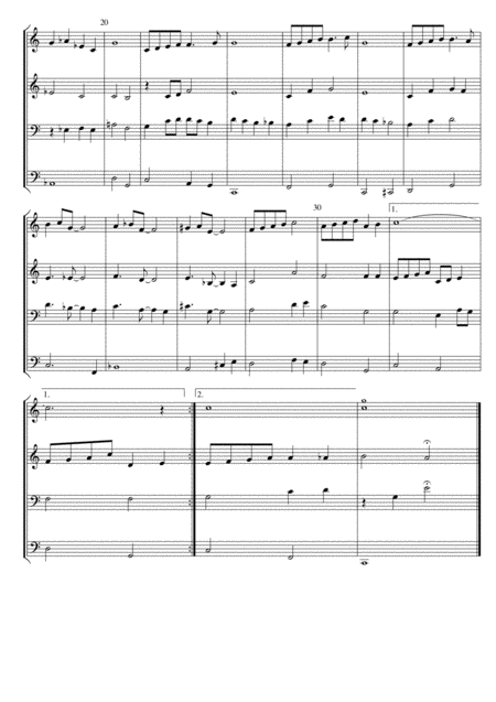 Where Is Love From Oliver Arranged For Quartet Brass Or String By David Catherwood Page 2