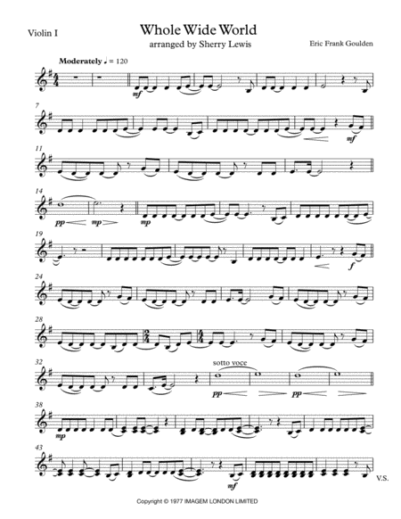 Whole Wide World String Quartet For String Quartet Page 2