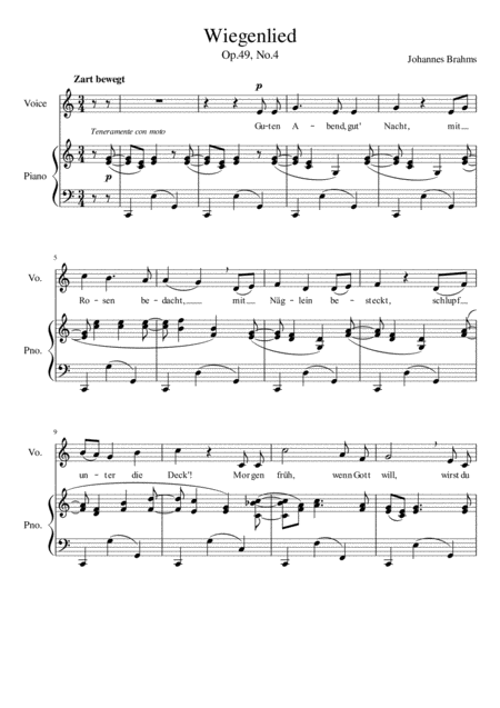 Wiegenlied C Major Page 2