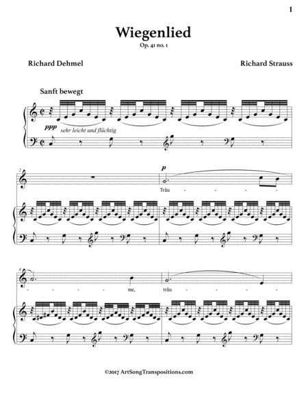 Wiegenlied Op 41 No 1 C Major Page 2