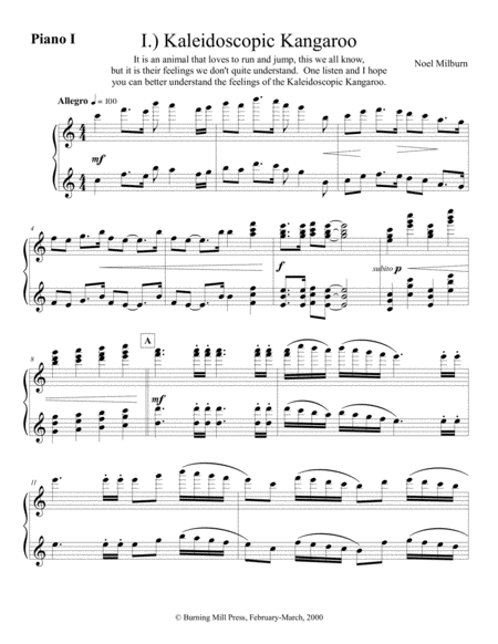 Wild Animals Of The World Written For 4 Hand Piano Page 2