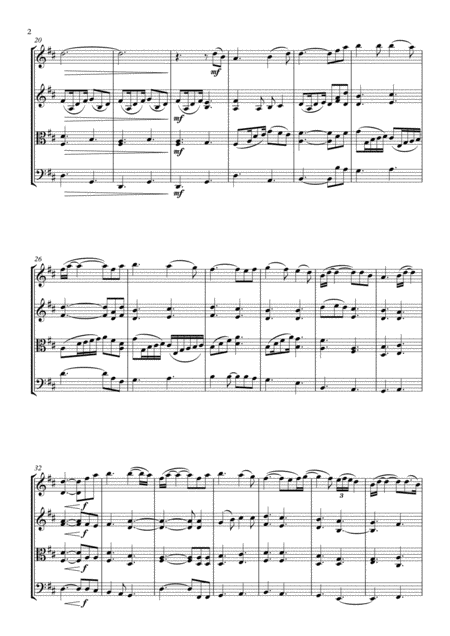 Wild Mountain Thyme String Quartet Page 2
