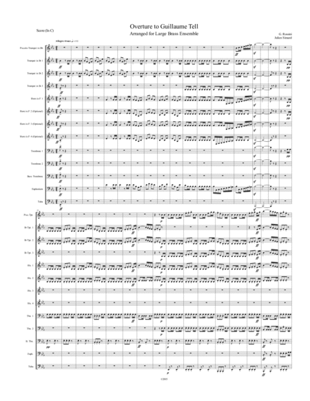 William Tell Overture For Brass Choir Page 2