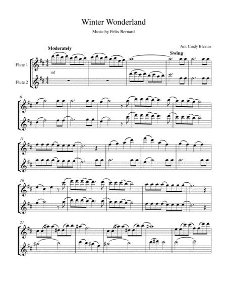 Winter Wonderland Flute Duet Page 2