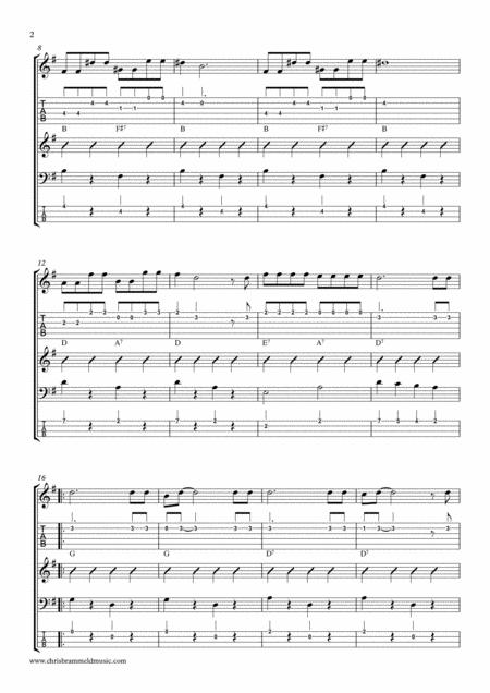 Winter Wonderland Guitar Ukulele Ensemble Page 2