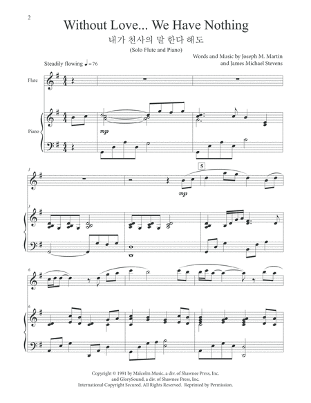 Without Love We Have Nothing Flute Piano Page 2