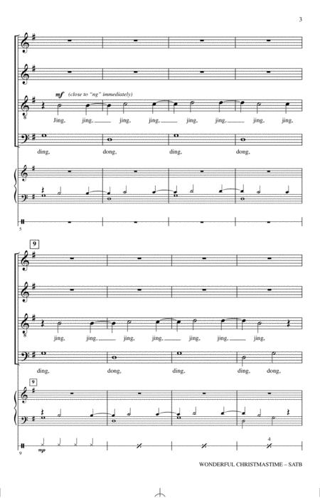 Wonderful Christmastime Arr Ed Lojeski Page 2