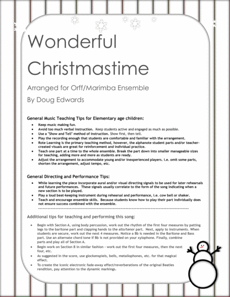 Wonderful Christmastime As Sung By The Beatles Page 2