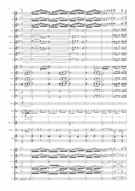 Wonderful Story Of Love Orchestral Arrangement J M Driver Page 2
