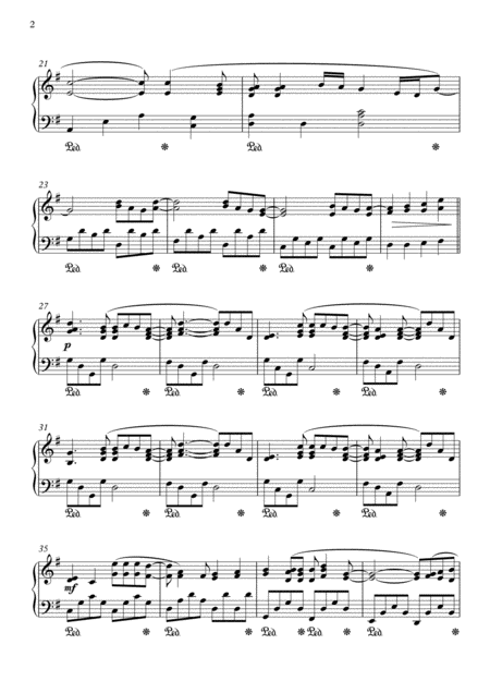 Wonderful Tonight Piano Solo Page 2