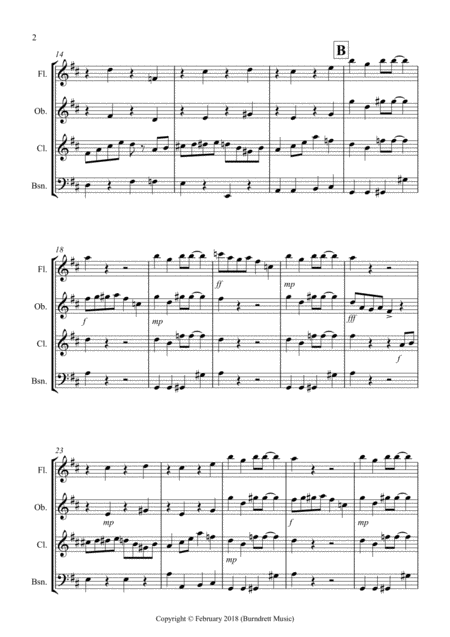 Woodwind Quartet No 1 Movement 2 Page 2