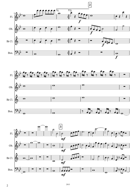 Woodwind Quartet No 1 Page 2