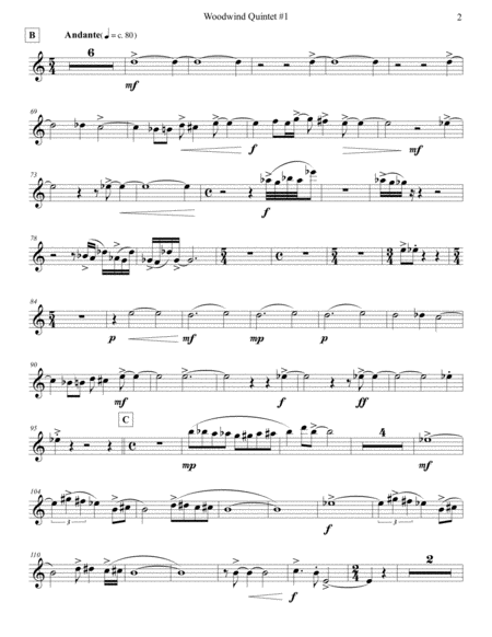 Woodwind Quintet 1 Flute Ii Page 2