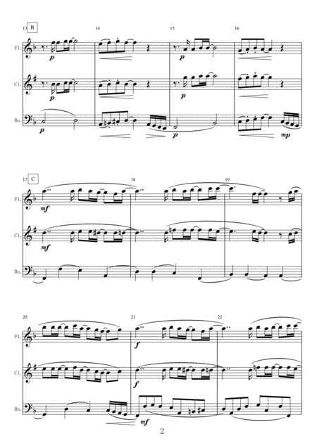 Woodwind Trio Hanamizuki You Hitoto Page 2