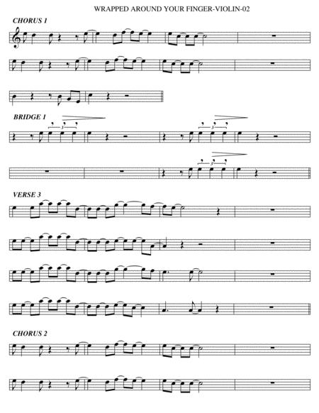 Wrapped Around Your Finger Violin Page 2