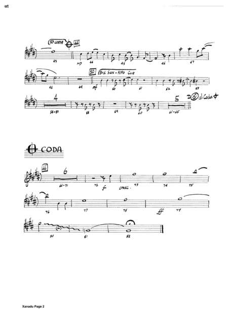 Xanadu Instrumental Big Band Page 2