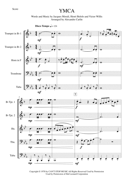 Y M C A Brass Quintet Page 2