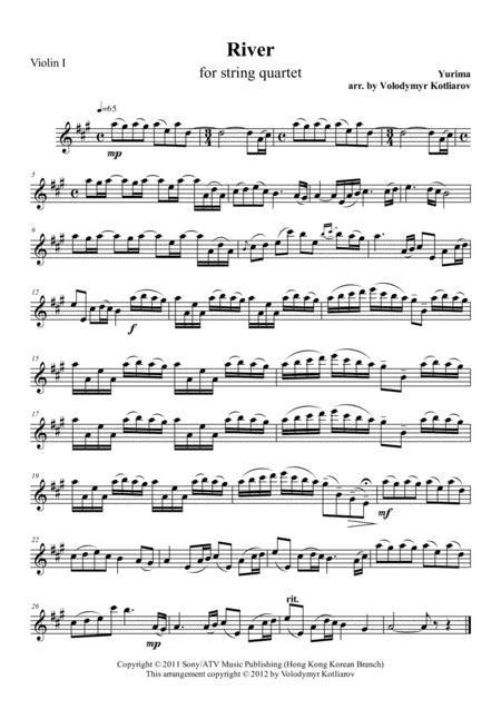 Yiruma River Flows In You For String Quartet Page 2
