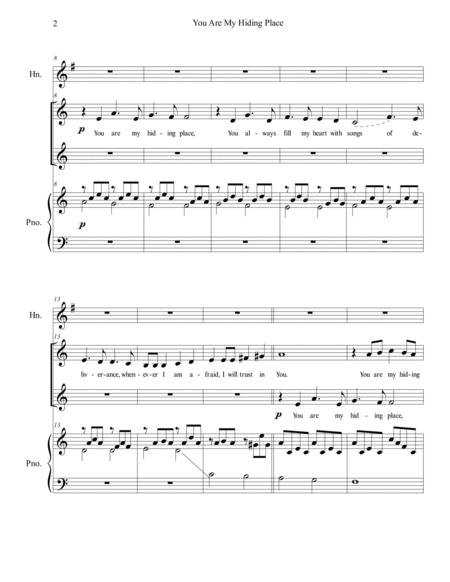 You Are My Hiding Place Duet With Horn Page 2