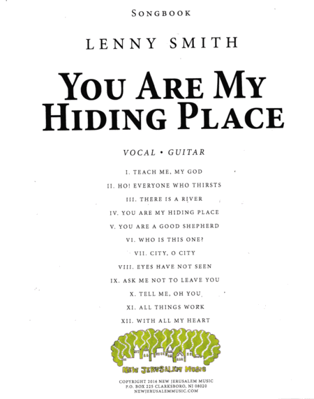 You Are My Hiding Place Songbook Page 2