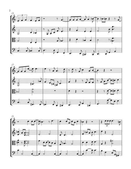 You Make Me Feel So Young String Quartet Page 2
