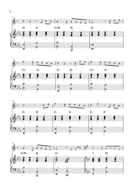 You Raise Me Up For Trumpet And Piano E Flat Major Page 2