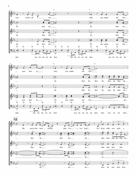 You Re My Best Friend Satb Divisi A Cappella Page 2