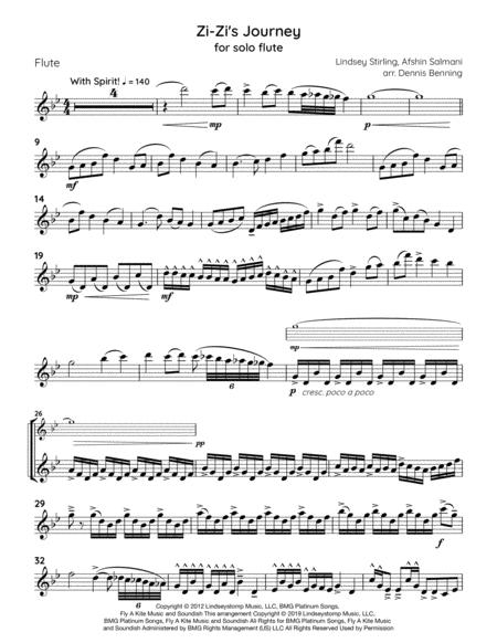 Zi Zi Journey For Solo Flute No Piano Page 2