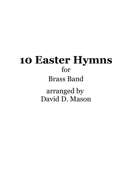 10 Easter Hymns For Brass Band Sheet Music