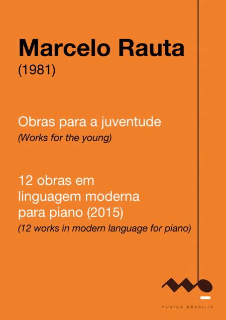 12 Obras Em Linguagem Moderna Para Piano Sheet Music