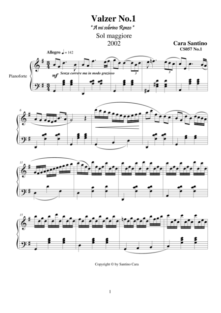 Free Sheet Music 2 Waltzes For Piano