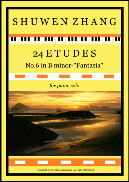 Free Sheet Music 24 Etudes No 6 In B Minor Fantasia