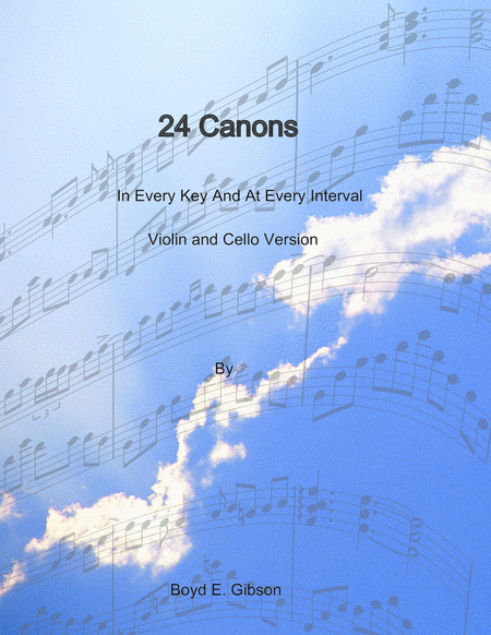 24 Short Canons In Every Key And At Every Interval Sheet Music