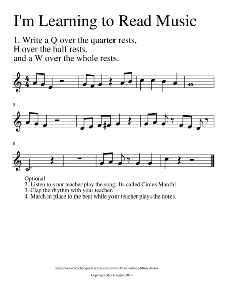 4 Fun Early Elementary Music Worksheets Sheet Music