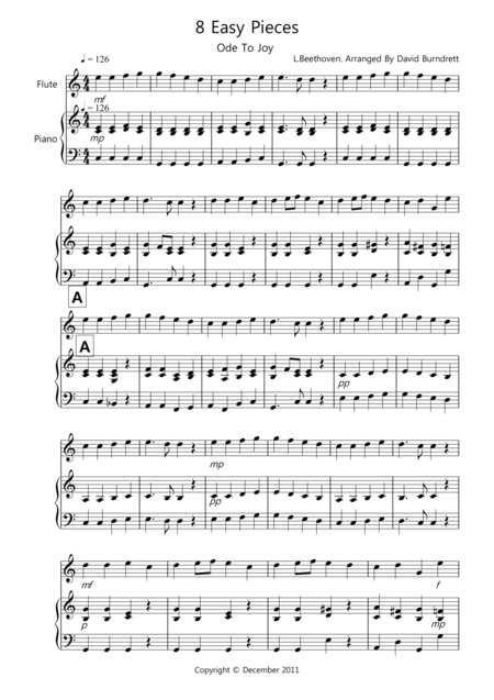 Free Sheet Music 8 Pieces For Flute And Piano