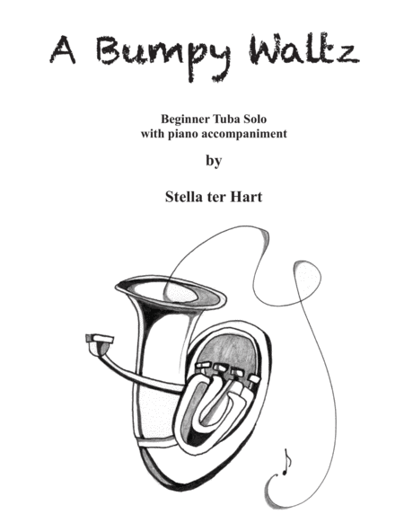 A Bumpy Waltz Beginner Tuba Solo With Piano Accompaniment Sheet Music