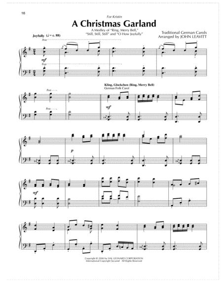 Free Sheet Music A Christmas Garland Arr John Leavitt