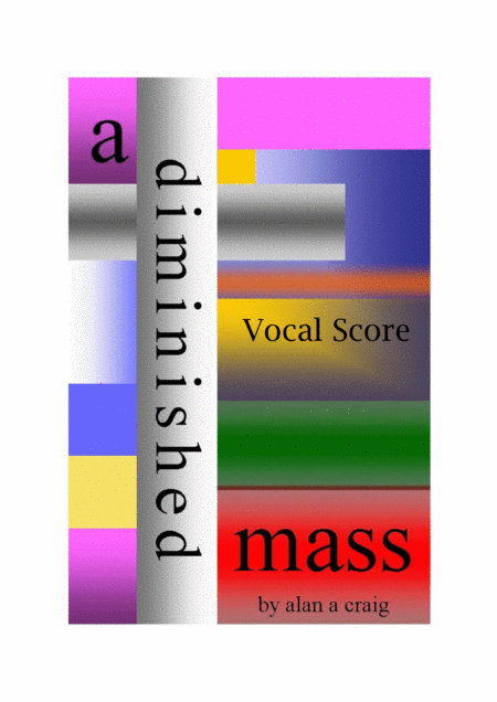 A Diminished Mass Vocal Score Sheet Music